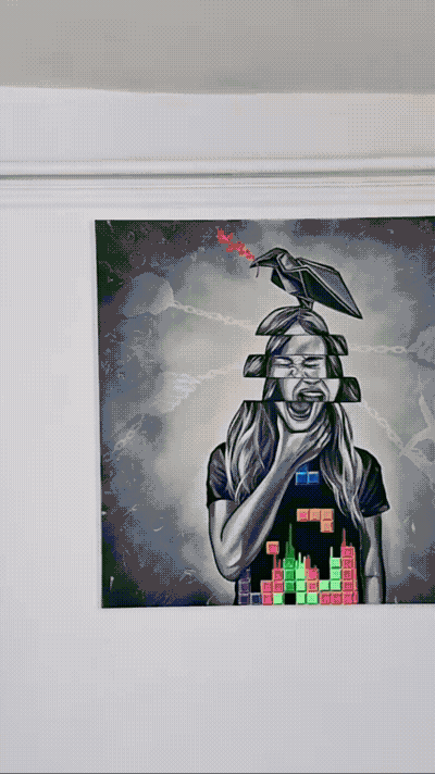 Tranh miêu tả ADHD bởi Vivien Szaniszlo